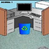 Dwonload Office Paper Bin Cell Phone Game